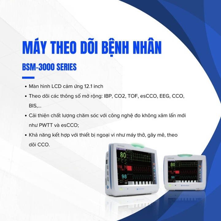 MÁY THEO DÕI BỆNH NHÂN: BSM-3000 Series