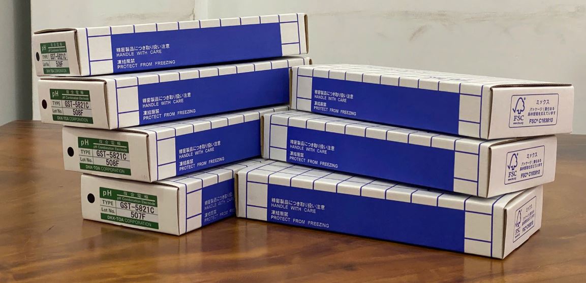 Điện cực pH dùng cho máy đo pH HM-41X (pH 0- pH 14) DKK-TOA GST-5821C