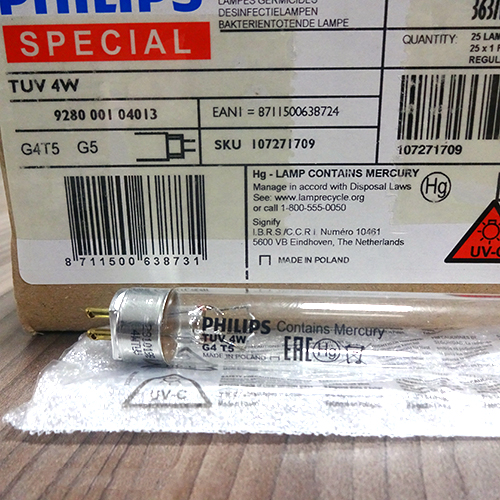 Bóng đèn TUV T5 4W Philips