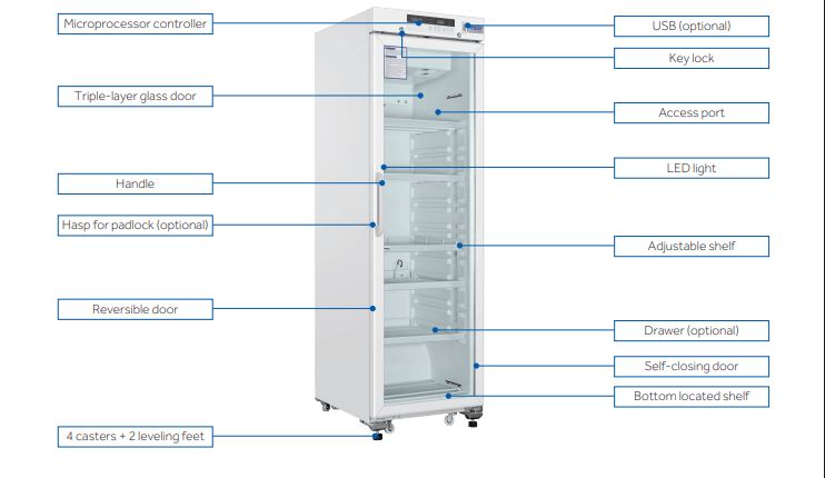 Tủ Lạnh Bảo Quản Dược Phẩm Haier HYC-461GD/FD