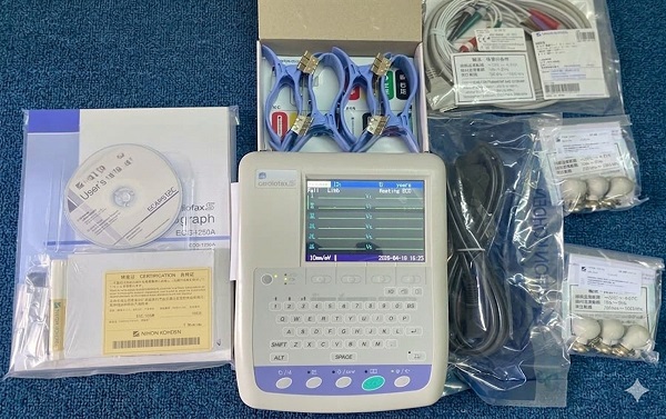 Máy điện tim 6 cần Nihon Kohden Cardiofax ECG-1250K
