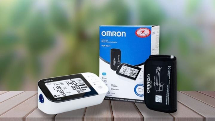 Máy đo huyết áp tự động Omron HEM-7361T -Phân Phối bởi DKSH Việt Nam