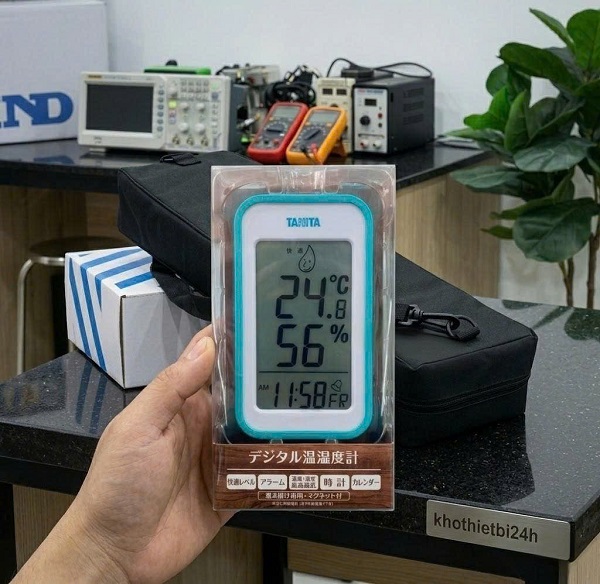  Nhiệt ẩm kế điện tử (đo Nhiệt Độ, Độ Ẩm môi trường) Tanita TT-559