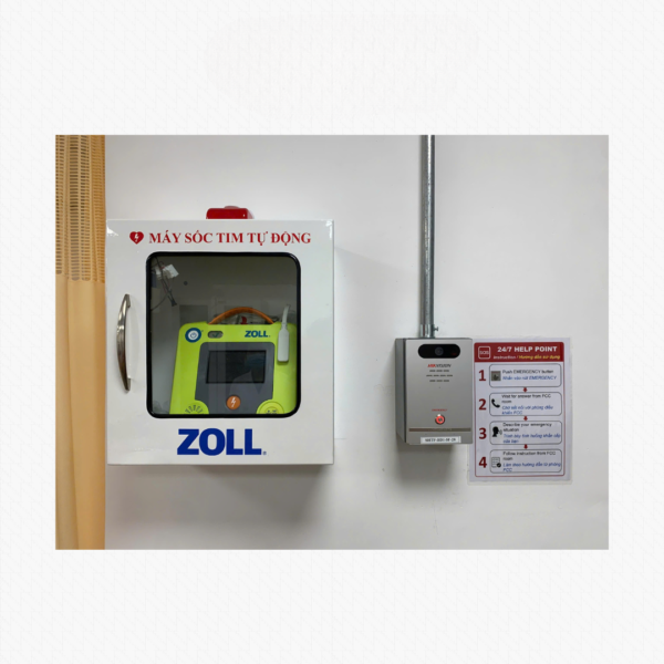 Tủ treo máy sốc tim AED TRU-TREO