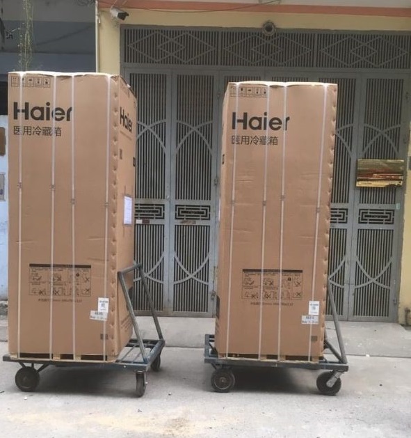 Tủ lạnh bảo quản Vacxin, dược phẩm 410 lít có cửa kính 2 lớp HAIER HYC-410 