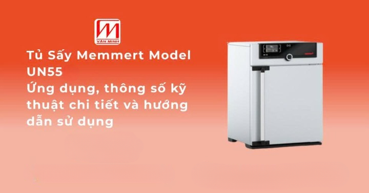 Tủ sấy đối lưu tự nhiên 53L loại Model: UN55, Hãng Memmert/Đức