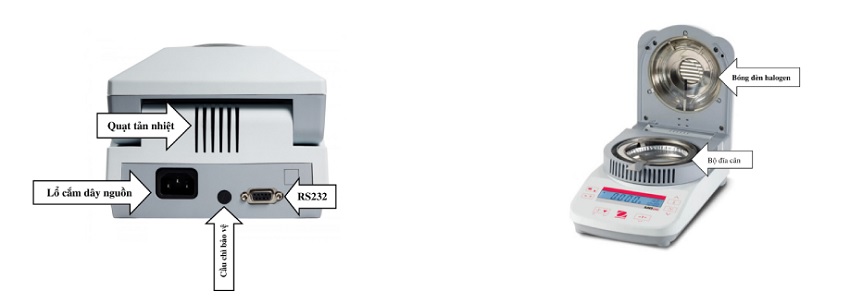 Cân xác định độ ẩm Model OHAUS MB25