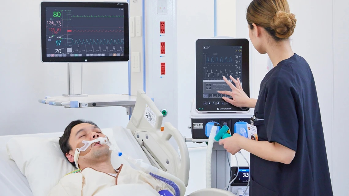 Máy thở NKV-440 Nihon Kohden