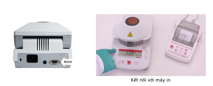 Cân xác định độ ẩm Model OHAUS MB25