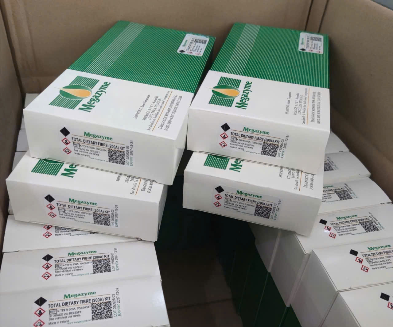 Total Dietary Fibre Kit - - Hãng Megazyme (Code: K-TDFR-200A) – Bộ kit phân tích chất xơ tổng số (200 Test)