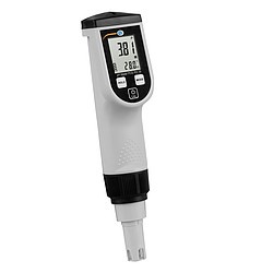 Máy đo nhiệt độ, độ mặn, TDS, độ dẫn điện, pH PCE PH 30 (-2 ... 16 pH)