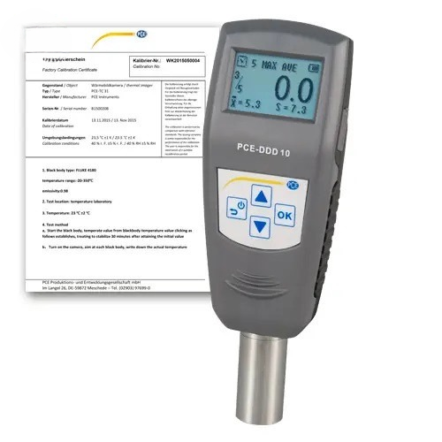 Máy đo độ cứng cao su PCE DDD 10-ICA (0 ... 100 Shore D; Chứng chỉ ISO)