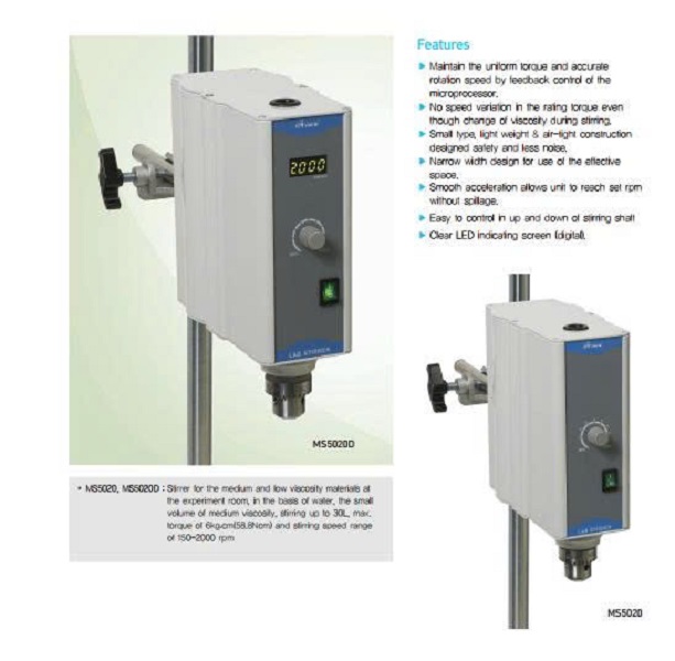 Máy Khuấy Đũa Công Suất Lớn Series MS5020
