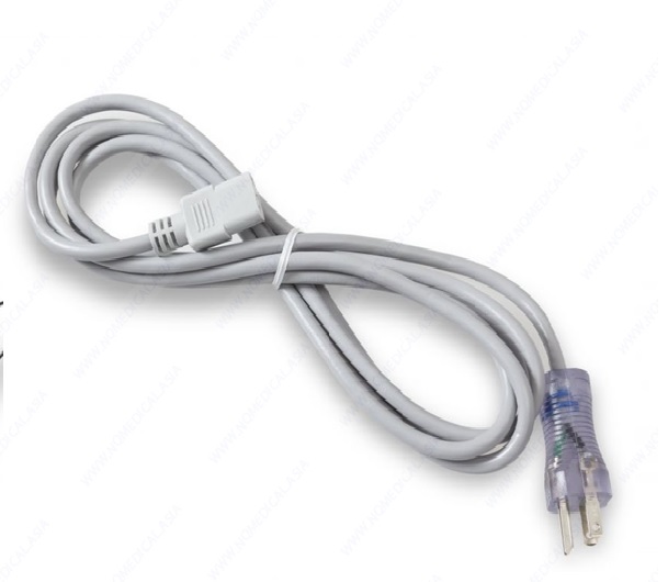 900900007 Dây nguồn dùng cho Máy phá rung tim tạo nhịp ngoài M2 - ZOLL Mỹ