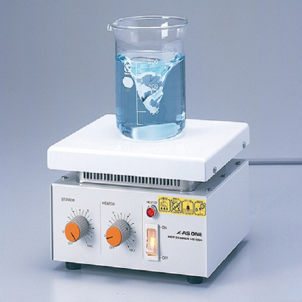 Máy khuấy từ gia nhiệt AS ONE 1-246-01 HS-5BH, 300 - 1500rpm 50 - 3000ml 250oC