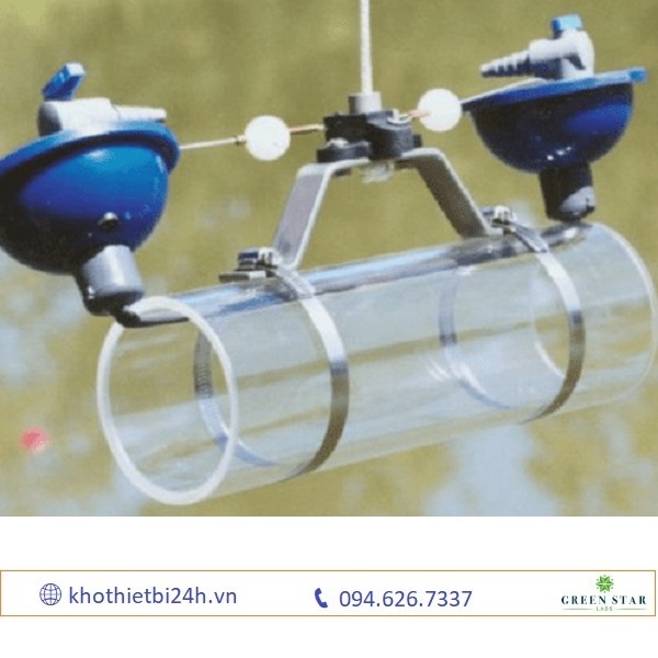 Bộ Lấy Mẫu Nước Alpha (Dạng Ngang) - 2.2 Lít, Vật liệu Acrylic - Wildco (3-1120-G42)