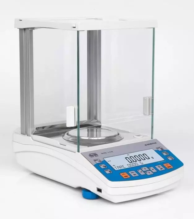 Cân phân tích 4 số lẻ Model: AS220.R2.PLUS (Chuẩn nội) Hãng SX: Radwag – Ba Lan (220g, sai số 0.0001g)