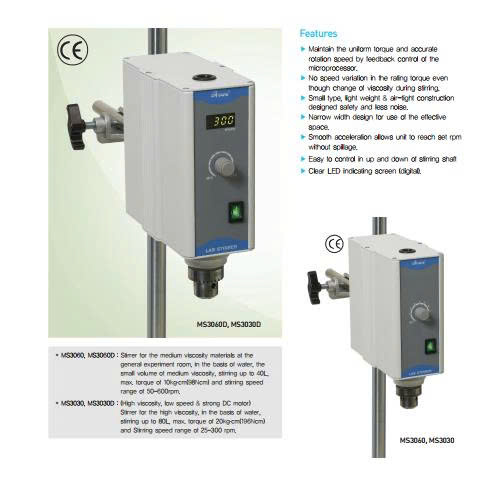 Máy Khuấy Đũa Phòng Thí Nghiệm MS3060 MS3030