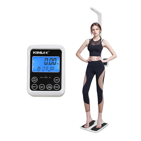 Cân sức khỏe có thước đo chiều cao tự động Kinlee BL200