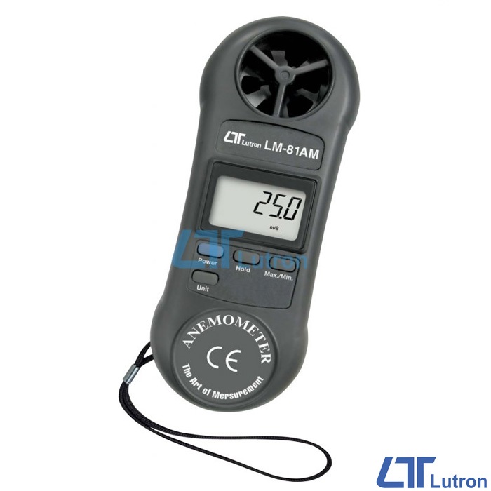 Máy đo tốc độ gió LUTRON LM-81AM
