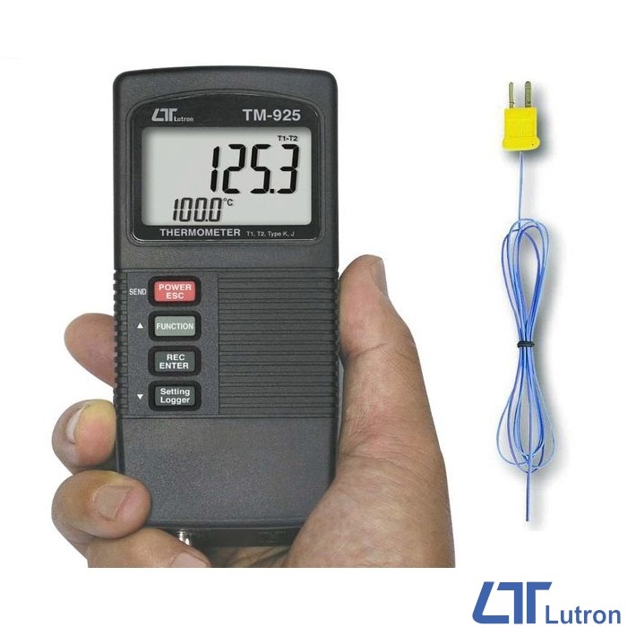 Máy đo nhiệt độ 2 kênh dạng cầm tay LUTRON TM-925
