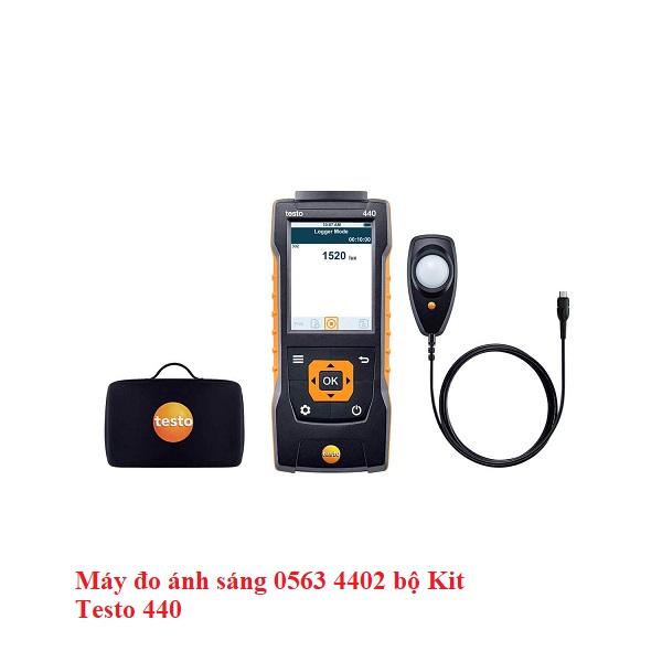 Máy đo ánh sáng 0563 4402 bộ Kit Testo 440