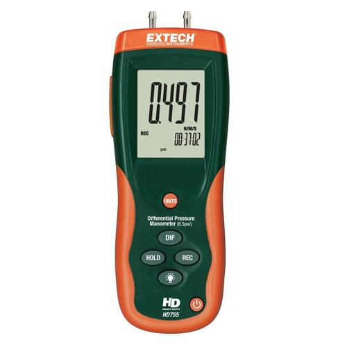 Máy đo chênh áp 0-0.5psi Extech HD755
