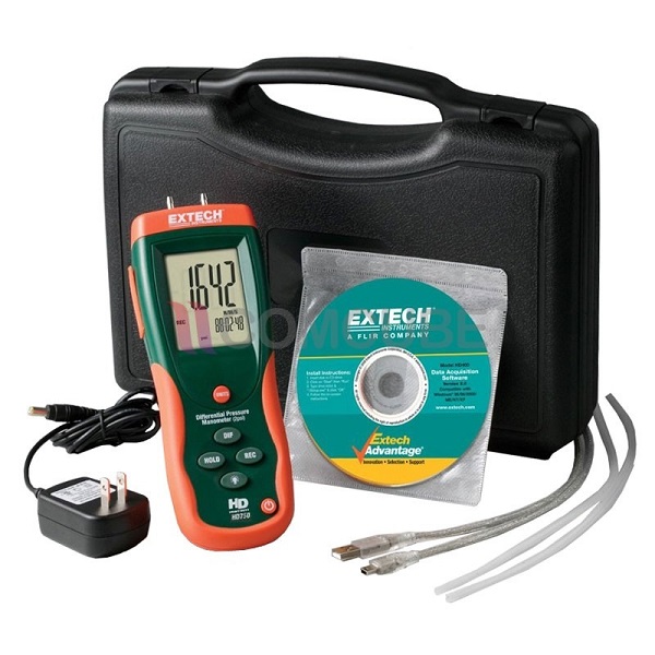 Máy đo chênh áp suất 0 đến 5psi Extech HD750