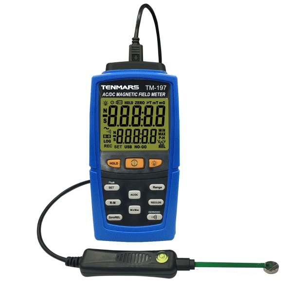 Máy đo từ trường TENMARS TM-197 | Đo Tesla & Gauss chính xác