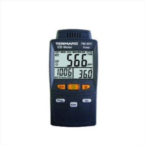 Máy đo khí CO Tenmars TM-801 – Đo nồng độ CO chính xác, hiển thị nhiệt độ tiện lợi