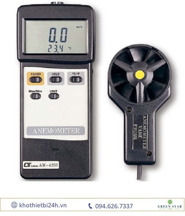 Máy đo tốc độ gió LUTRON AM-4203