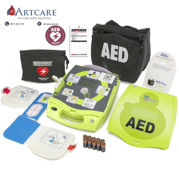 MÁY SỐC TIM TỰ ĐỘNG AED PLUS