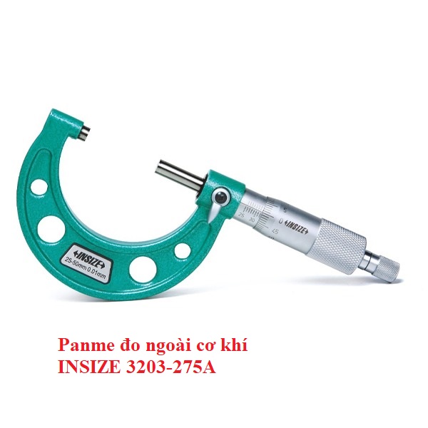 Panme đo ngoài cơ khí INSIZE 3203-275A (250-275mm, độ chia 0.01mm)