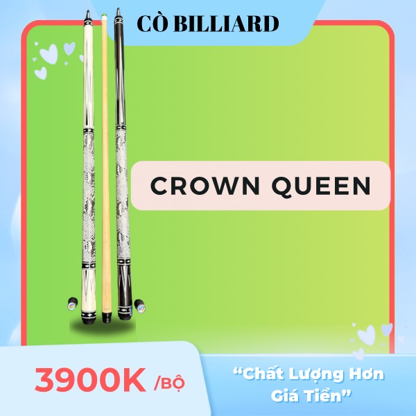Cơ bida lỗ CROWN CUES QUEEN
