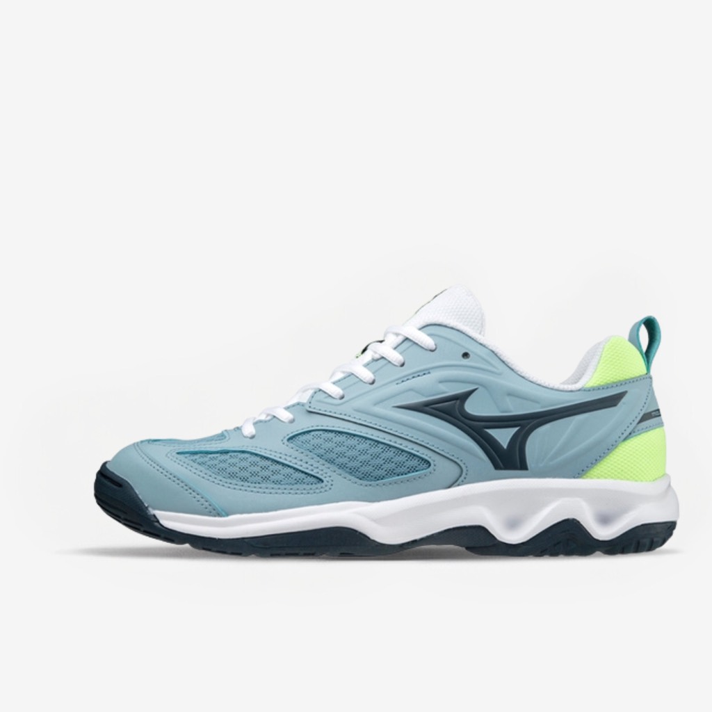 Giày Cầu Lông Mizuno Dynablitz - Xám Xanh