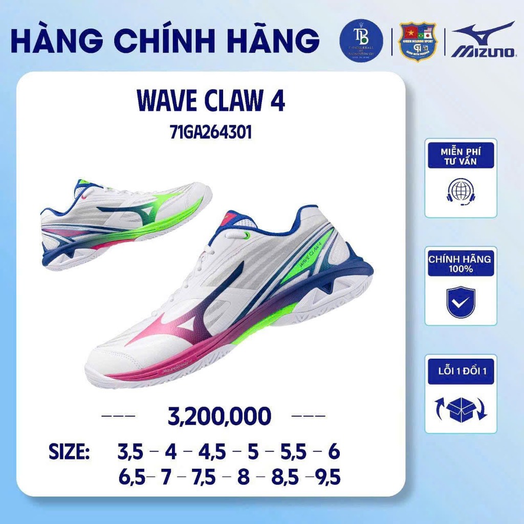 Giày Mizuno Wave Claw 4