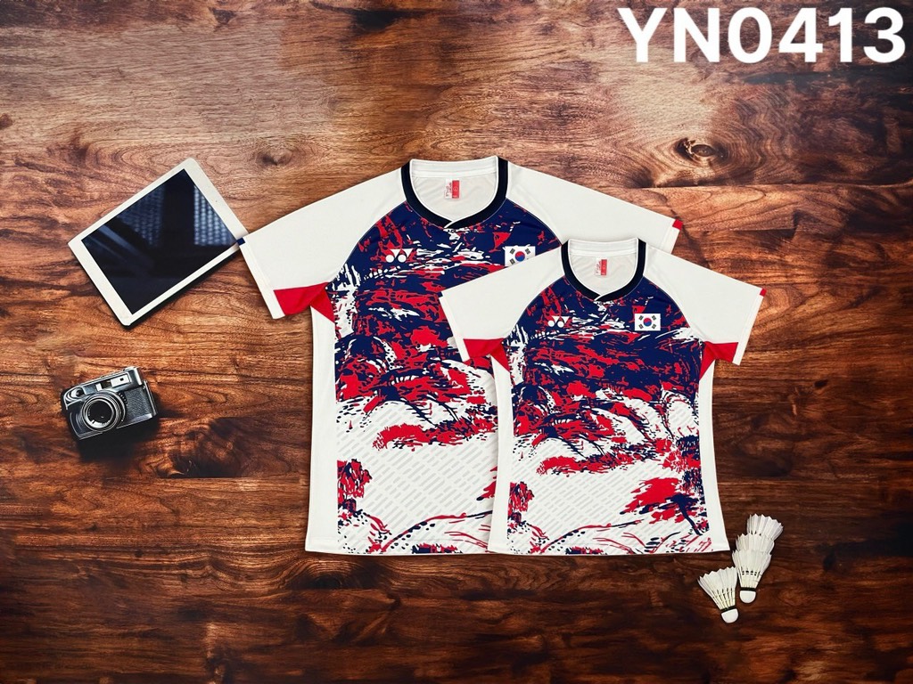 Áo cầu lông Yonex VT231 Tuyển Hàn Olympic - Trắng