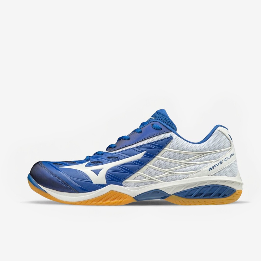 Giày Cầu Lông Mizuno Wave Claw- Xanh Trắng