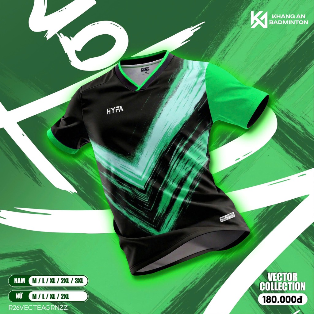 Áo Hyfa Vector Collection Đen chuối