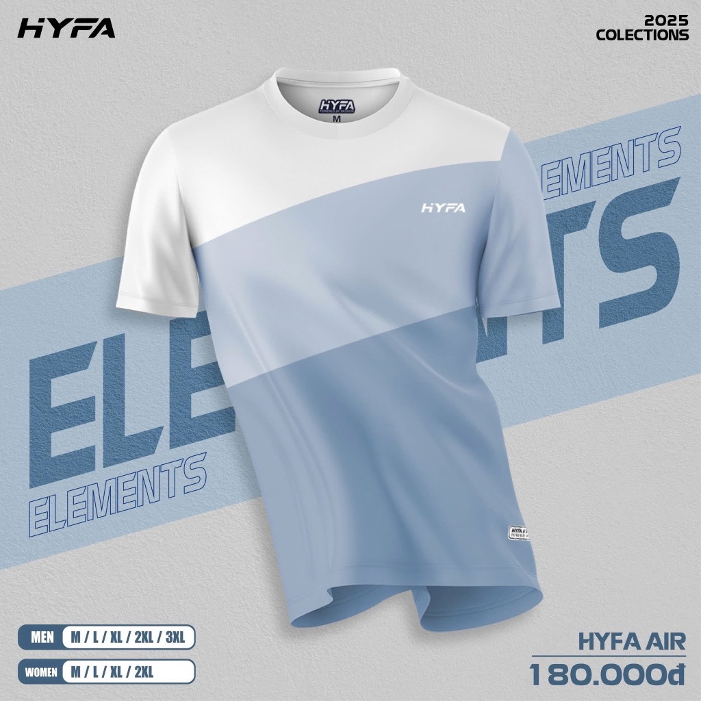 Áo Hyfa Zephyr 2025 xanh biển