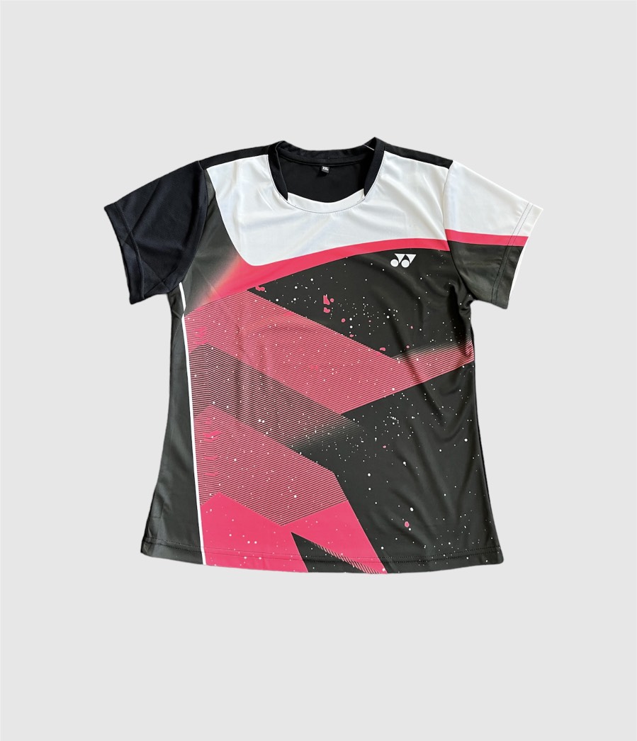 Áo Cầu Lông Yonex T21 - Đen Hồng