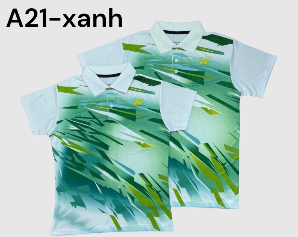 Áo Cầu Lông Yonex Có Cổ A21 - Xanh Lá