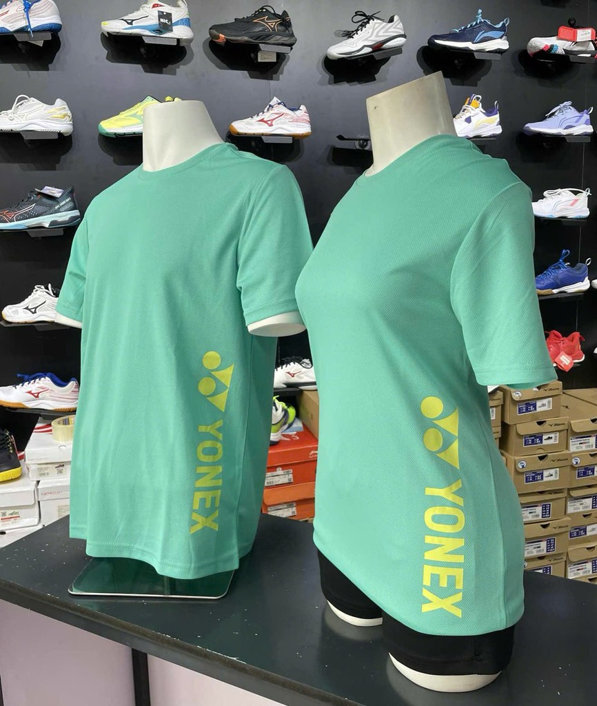 Áo Yonex Runaway 2 3089 logo dọc xanh ngọc