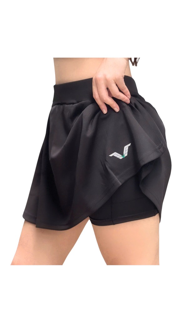 Váy Vina VVN02 Ngắn Trơn - Đen