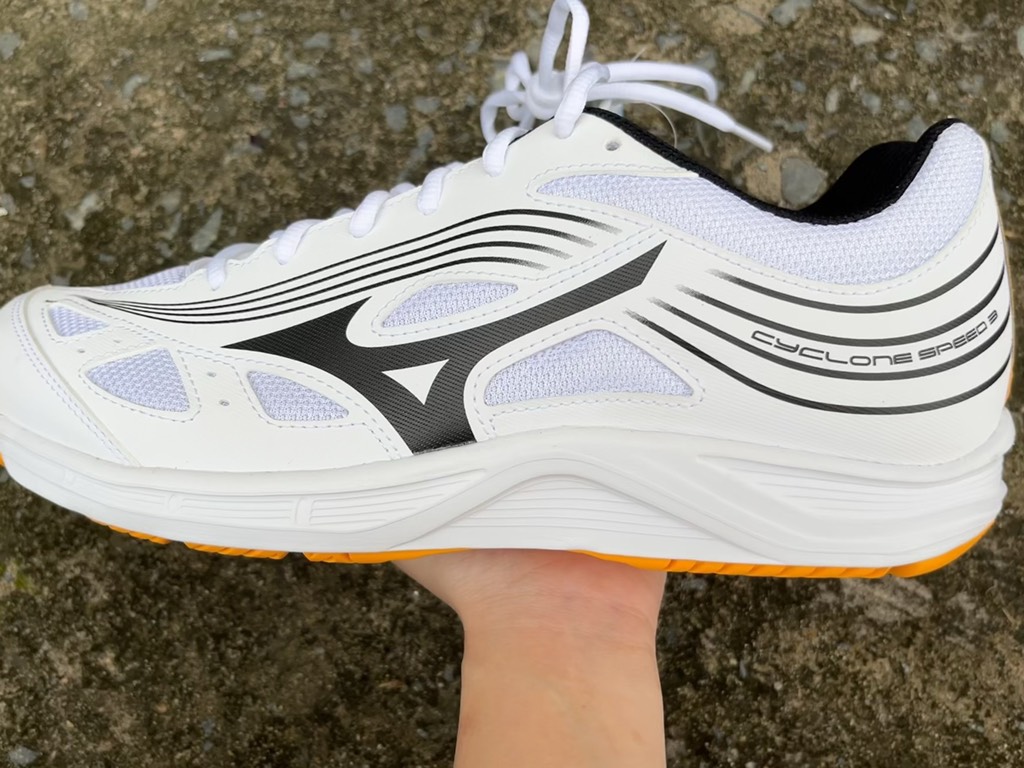 Giày Cầu Lông Mizuno Cyclone Speed 3- Trắng Đen