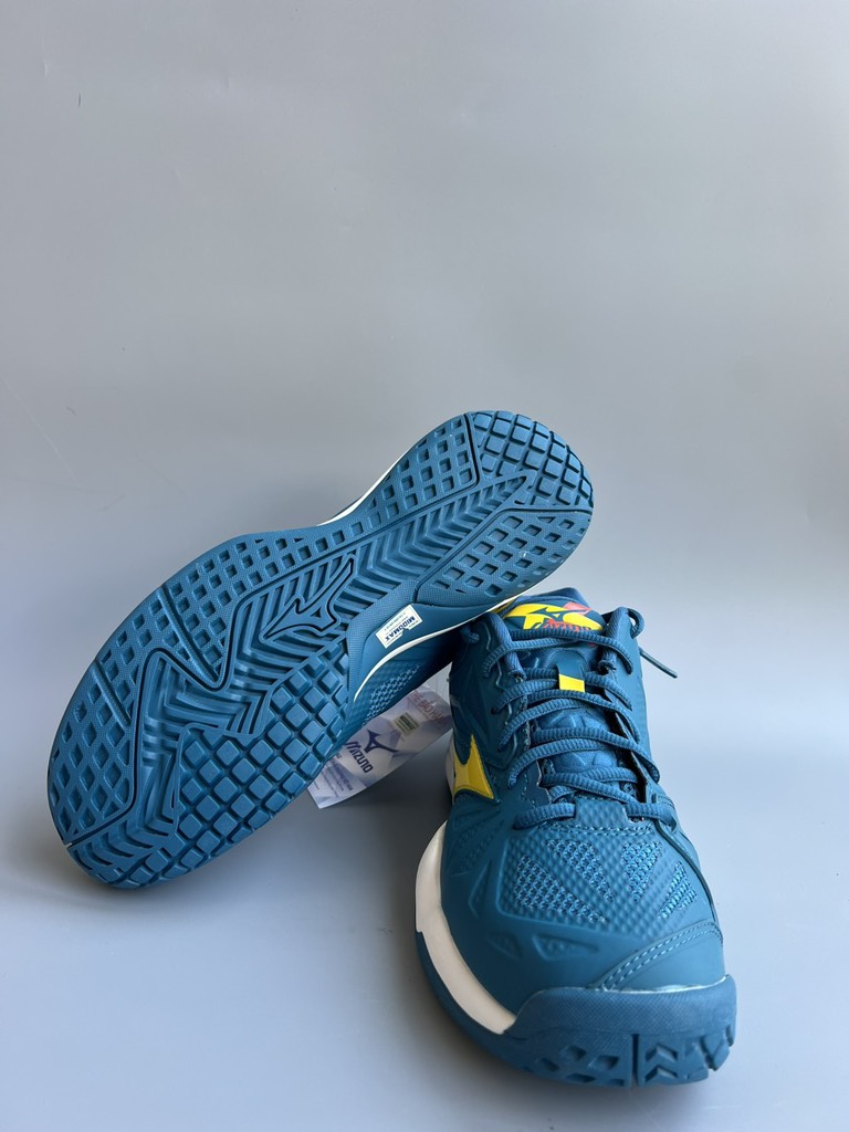 Giày Mizuno Tenis Wave Intense Tour 5 AC Xanh vàng