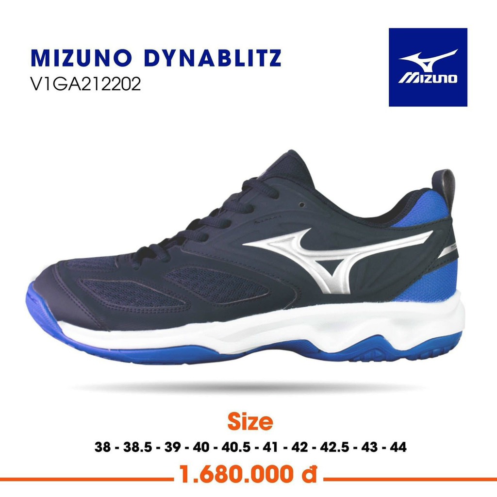 Giày Cầu Lông Mizuno Dynablitz- Xanh Đen
