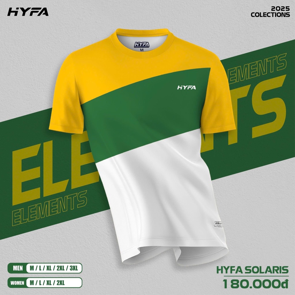 Áo Hyfa Zephyr 2025 vàng