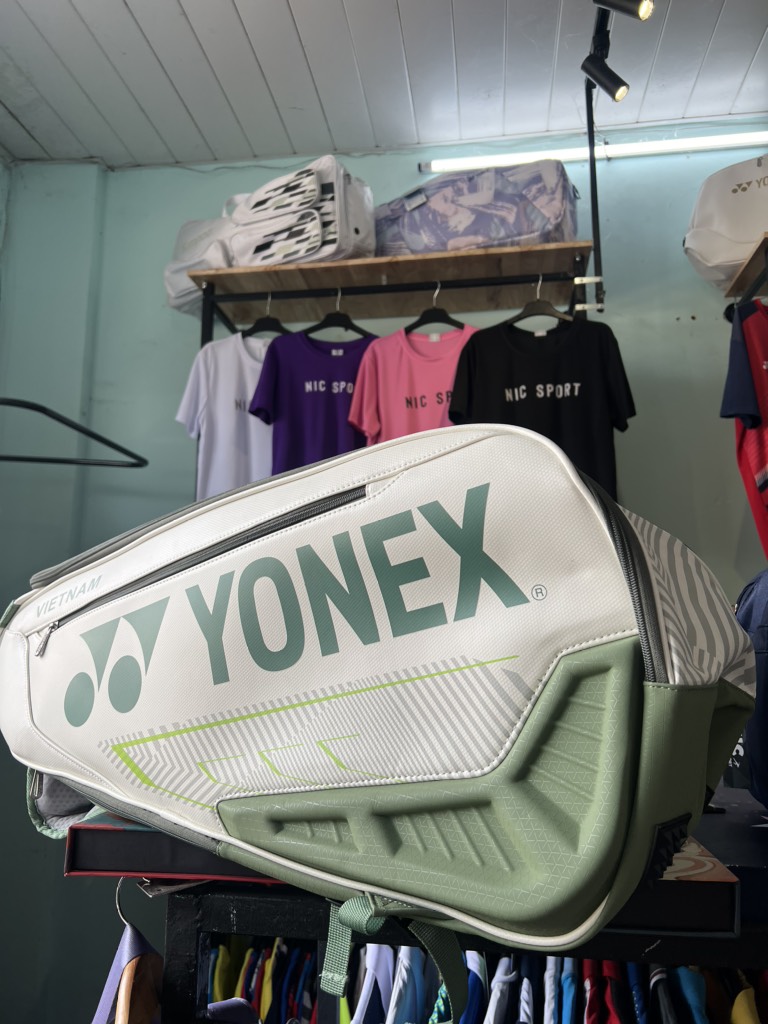 Túi Cầu Lông Yonex BA02326EX Trắng Xanh - Gia Công