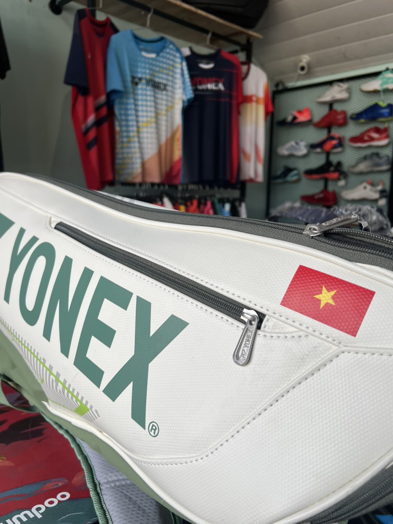 Túi Cầu Lông Yonex BA02326EX Trắng Xanh - Gia Công